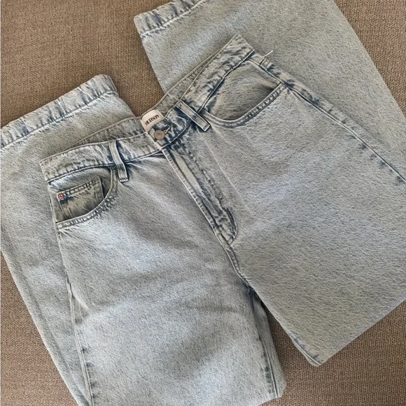 Hudson Jeans Jolene Wide Leg High-Rise Jeans - Picture 5 of 7
